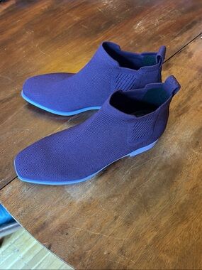 Women’s Vivaia Knit Chelsea Ankle Booties - Deep Purple